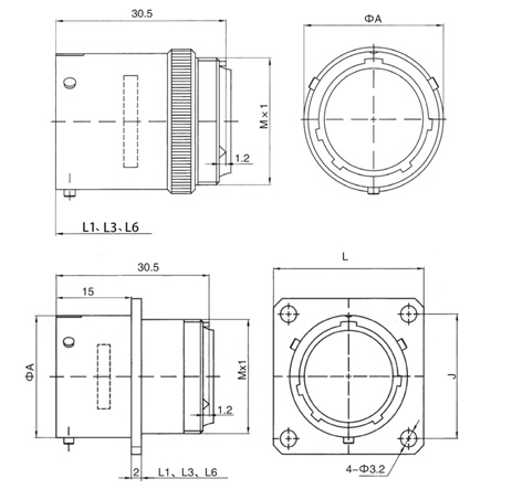 XCA electrical connectors