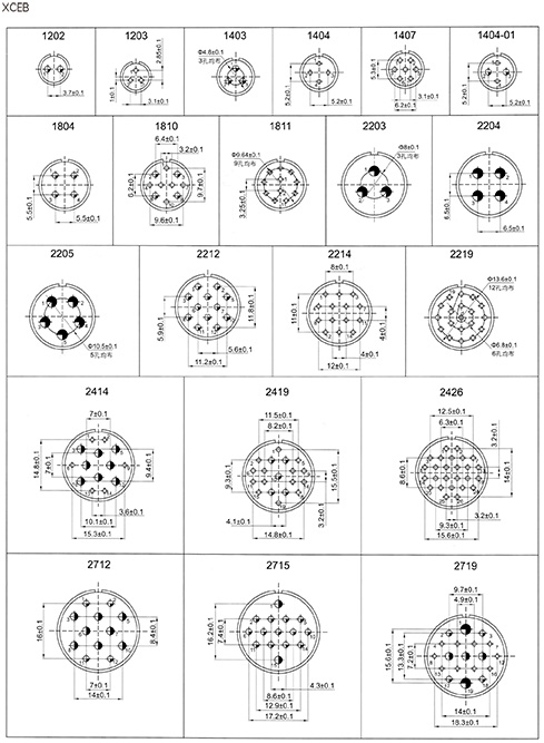 XCE electrical connectors