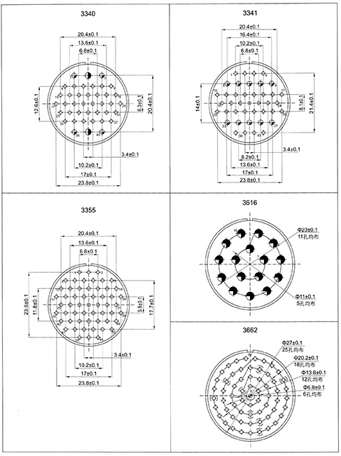 XCE electrical connectors