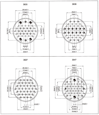 XCE electrical connectors