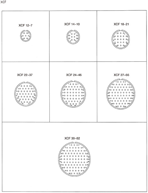 XCF electrical connectors