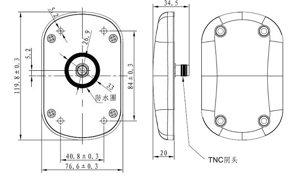 HX-BA682A Многозвездная многочастотная антенна