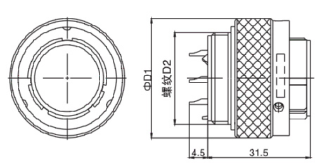 Conectores elétricos YMG