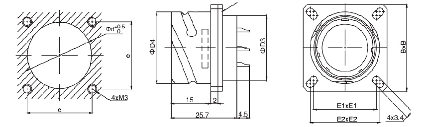 Conectores elétricos YMG